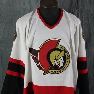 Ottawa Senators Jersey (VTG) - Original Home Jersey by Bauer - Men's 2xL